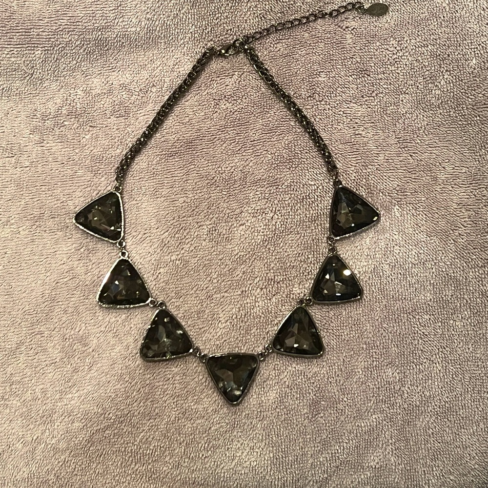 Geometric Black Metal Necklace * Free Shipping*